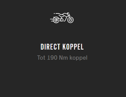 Elektrische motor direct koppel